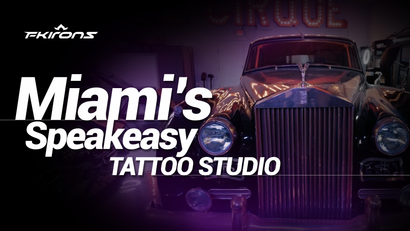 Visiting Miami's Speakeasy Tattoo Studio: Paeonia