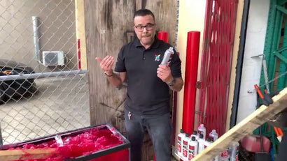 Turning a 70 Gal fish tank in gel with Firm!