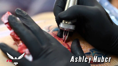 Ashley Huber talks about why she only uses FK Irons machines when she tattoos.