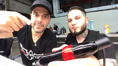 FK Irons ProTeam Artist @vicvidid at FK Irons HQ talking about the SpektraXion