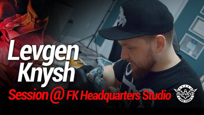 Tattooing With Levgen Knysh At FK Irons headquarters