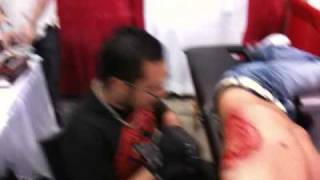 FK Irons - Miami Tattoo Co booth at Tattoo La Palooza