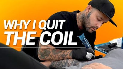 Why Boris Bianchi quit using the coil tattoo machine.