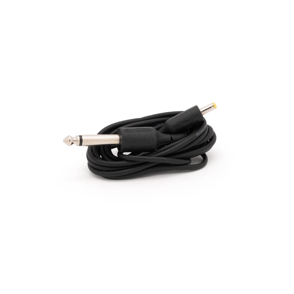 FK Irons Darklab 6’ Straight Air Mini DC Cable — Black - FK Irons - Precision Tattoo MachinesFK Irons Darklab 6’ Straight Air Mini DC Cable — Black