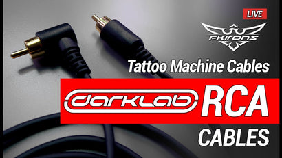 Tattoo machine RCA cables