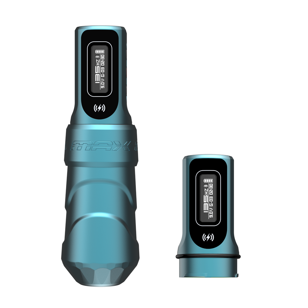 Flux Max Tattoo Machine with 2 PowerBolt 2.0: Artist Color of the Year - TidalFlux Max Tattoo Machine with 2 PowerBolt 2.0: Artist Color of the Year - Tidal