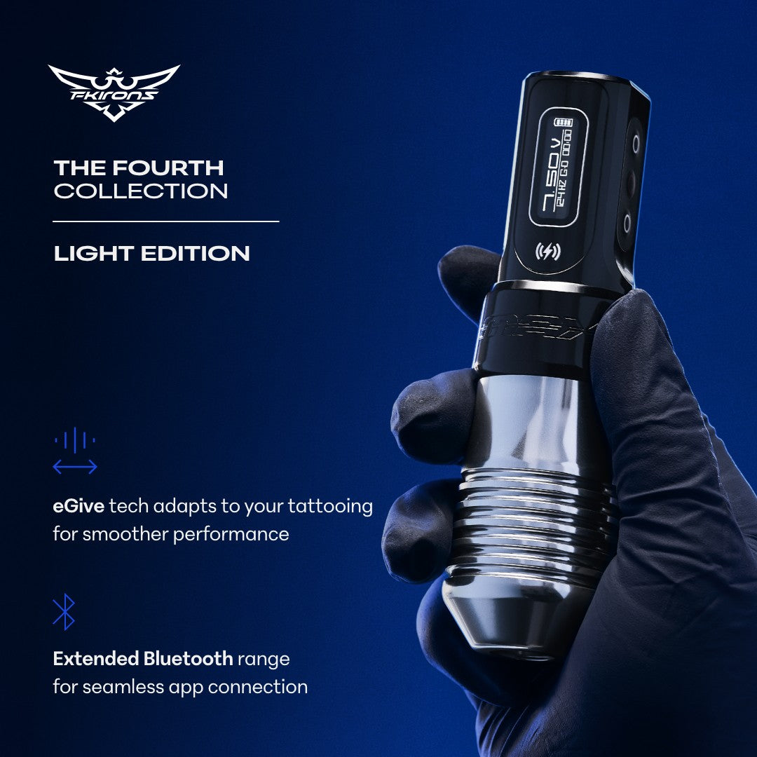 The Fourth Collection: C3-FK - Flux タトゥーマシン The Fourth Collection: Flux Max w/ 2 PowerBolt II's - Limited