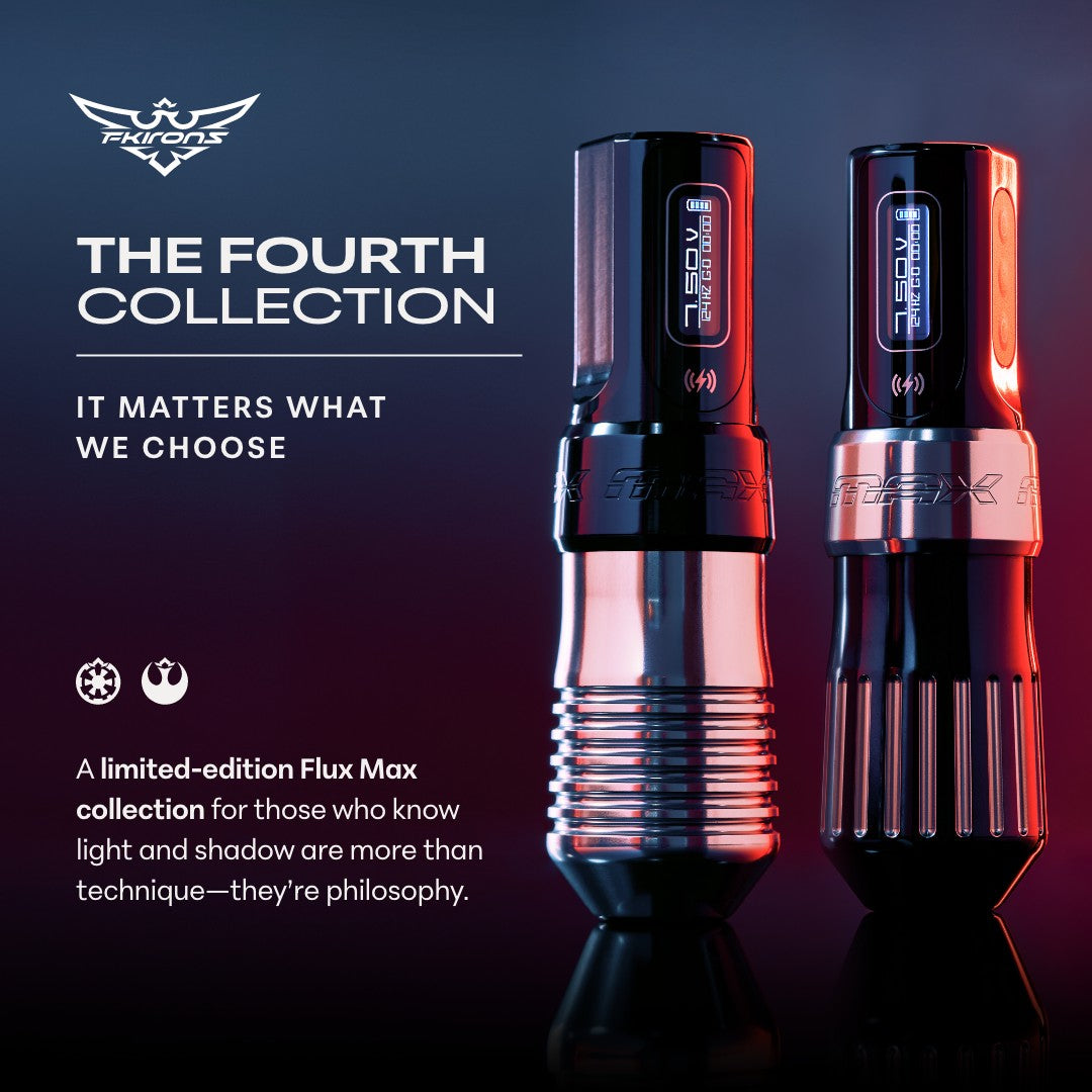 The Fourth Collection: C3-FK - Flux タトゥーマシン FK Irons The Fourth Collection | May The 4th Be With you! – The