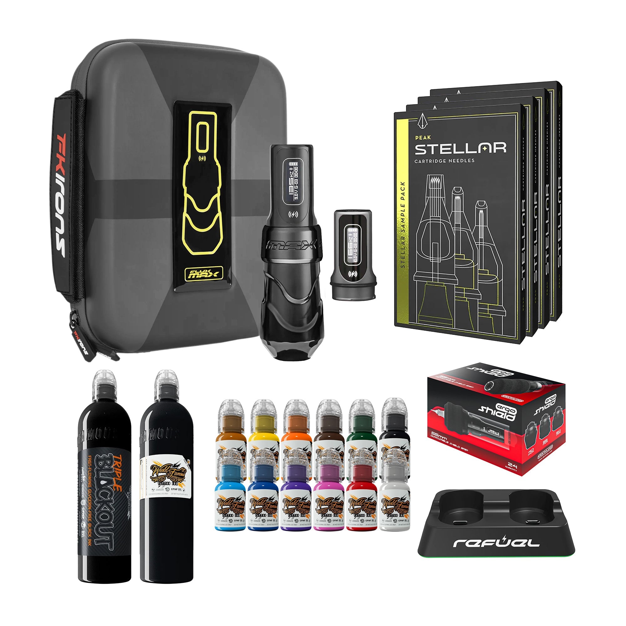 FK Irons Flux Max Pro Bundle With 2 PowerBolt Batteries – Pick