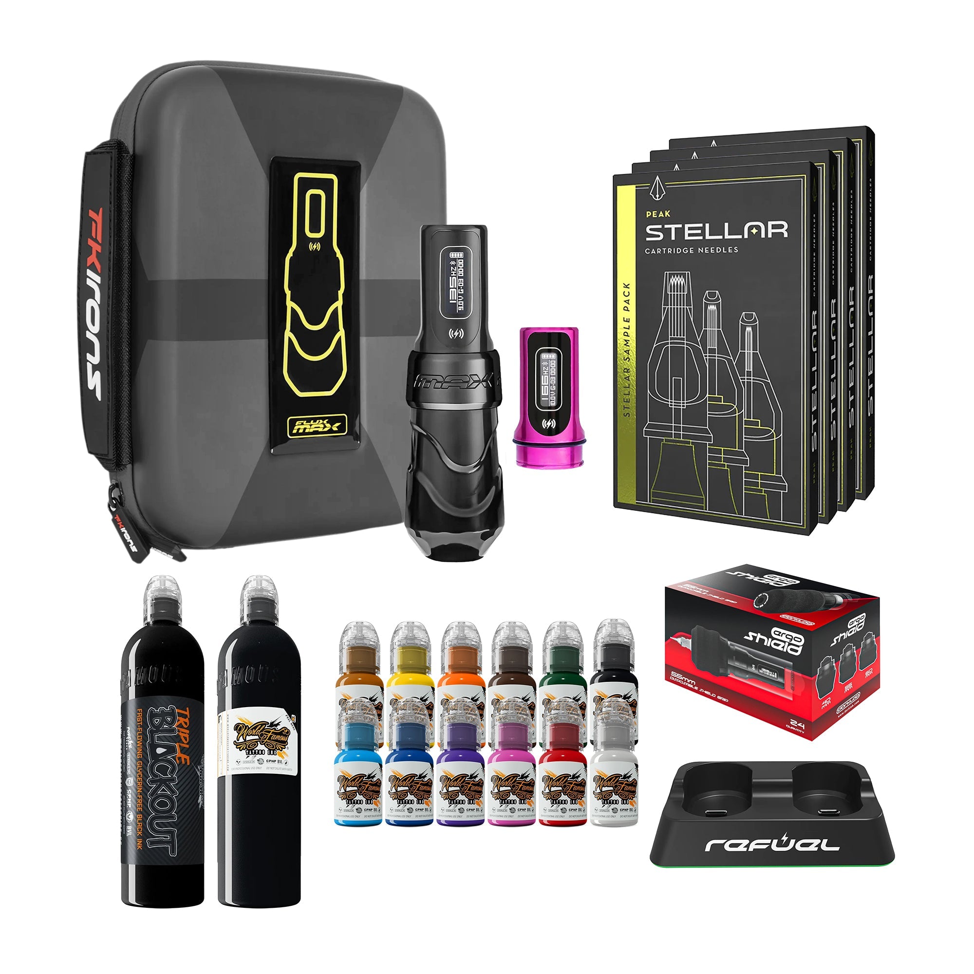 FK Irons Flux Max Pro Bundle With 2 PowerBolt Batteries – Pick