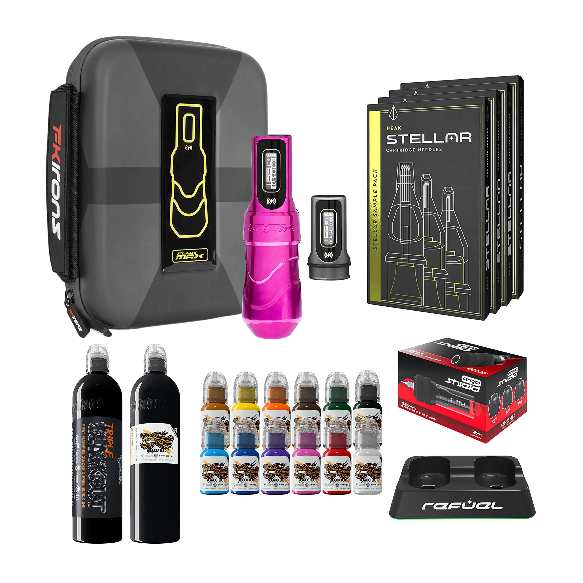 FK Irons Flux Max Pro Bundle With 2 PowerBolt Batteries – Pick