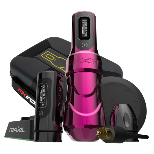 Flux Max ULTRA Bundle - Bubblegum - FK Irons - Precision Tattoo Machines