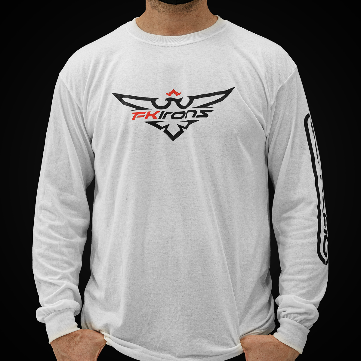Darklab White Long Sleeve T Shirts - FK Irons - Precision Tattoo MachinesDarklab White Long Sleeve T Shirts