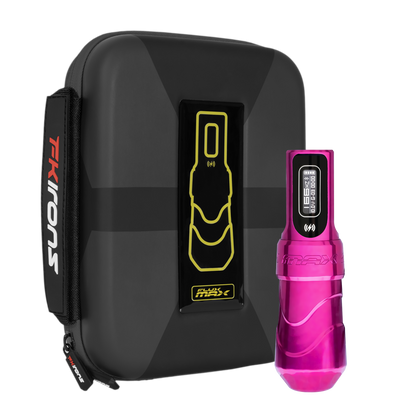 Flux Max Bubblegum with PowerBolt II – FK Irons - Precision Tattoo Flux Max Bubblegum with PowerBolt II – FK Irons - Precision Tattoo