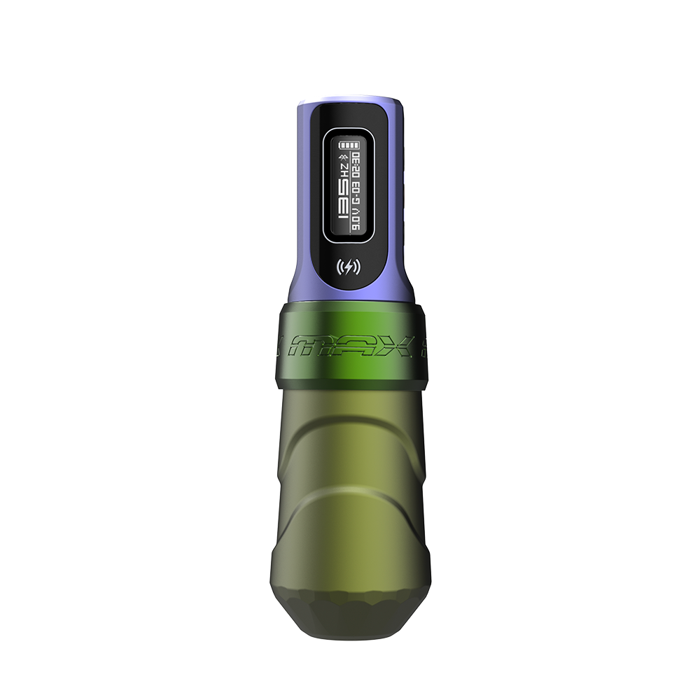 Special Edition Matcha Chrome Flux Max Tattoo MachineSpecial Edition Matcha Chrome Flux Max Tattoo Machine
