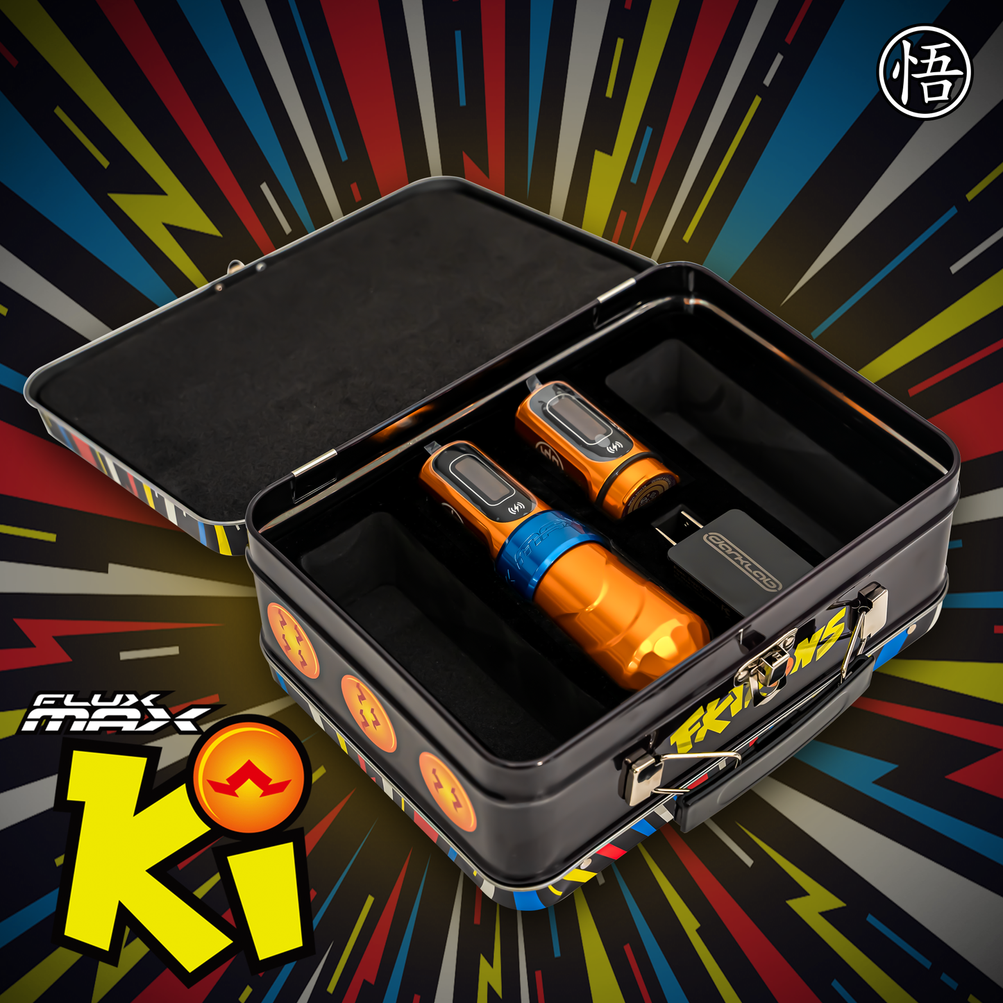 Flux Max Ki w/ 2 PowerBolts II and Lunch Box Case