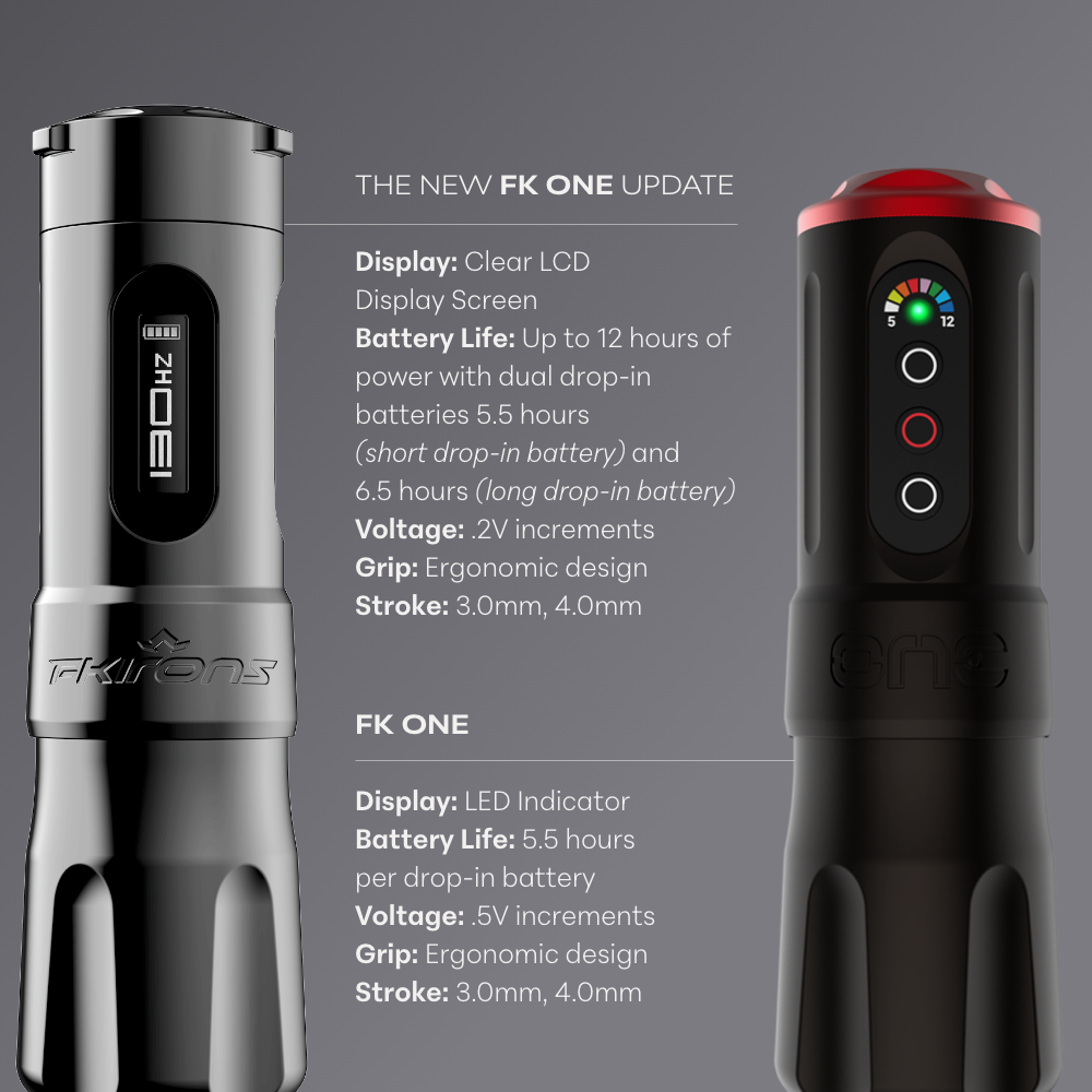 FK One Update Tattoo Machine - Stealth