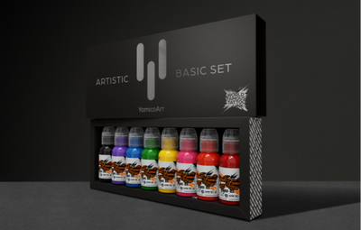 <p class="title_collection">WORLD FAMOUS </p><p><strong>ARTISTIC BASIC</strong> INK SET</p>