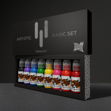<p class="title_collection">WORLD FAMOUS </p><p><strong>ARTISTIC BASIC</strong> INK SET</p>