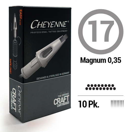 17 Magnum Tattoo Craft Cartridge Needle - FK Irons - Precision Tattoo Machines