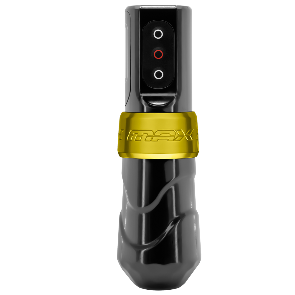 Flux Max Gold with PowerBolt | FK Irons Tattoo Machines – FK Flux Max Gold with PowerBolt | FK Irons Tattoo Machines – FK