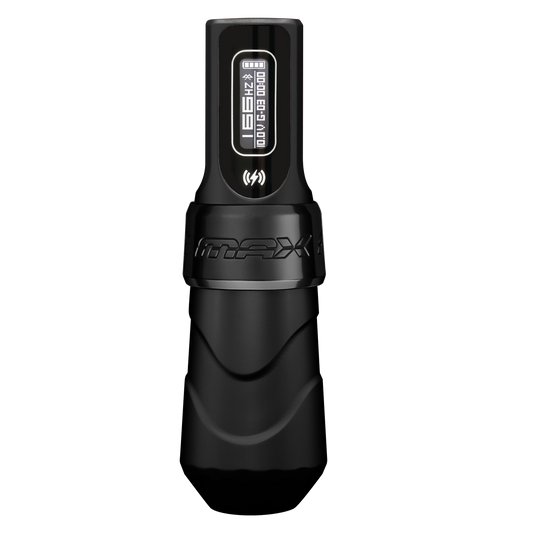 Flux Max Black Ops with PowerBolt II - FK Irons - Precision Tattoo MachinesFlux Max Black Ops with PowerBolt II