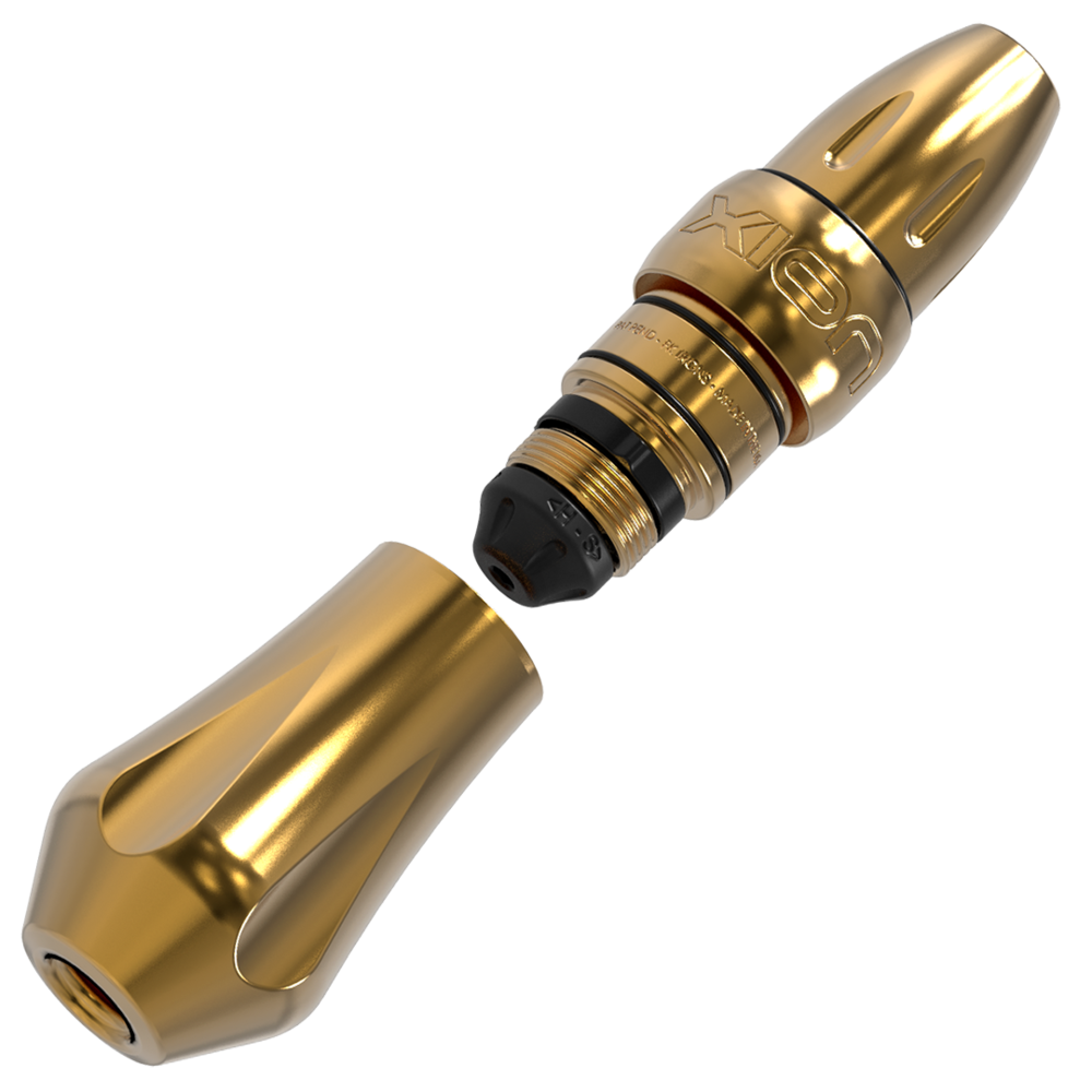 Spektra Xion in goldtone with a larger gripSpektra Xion Gorilla GoldRush