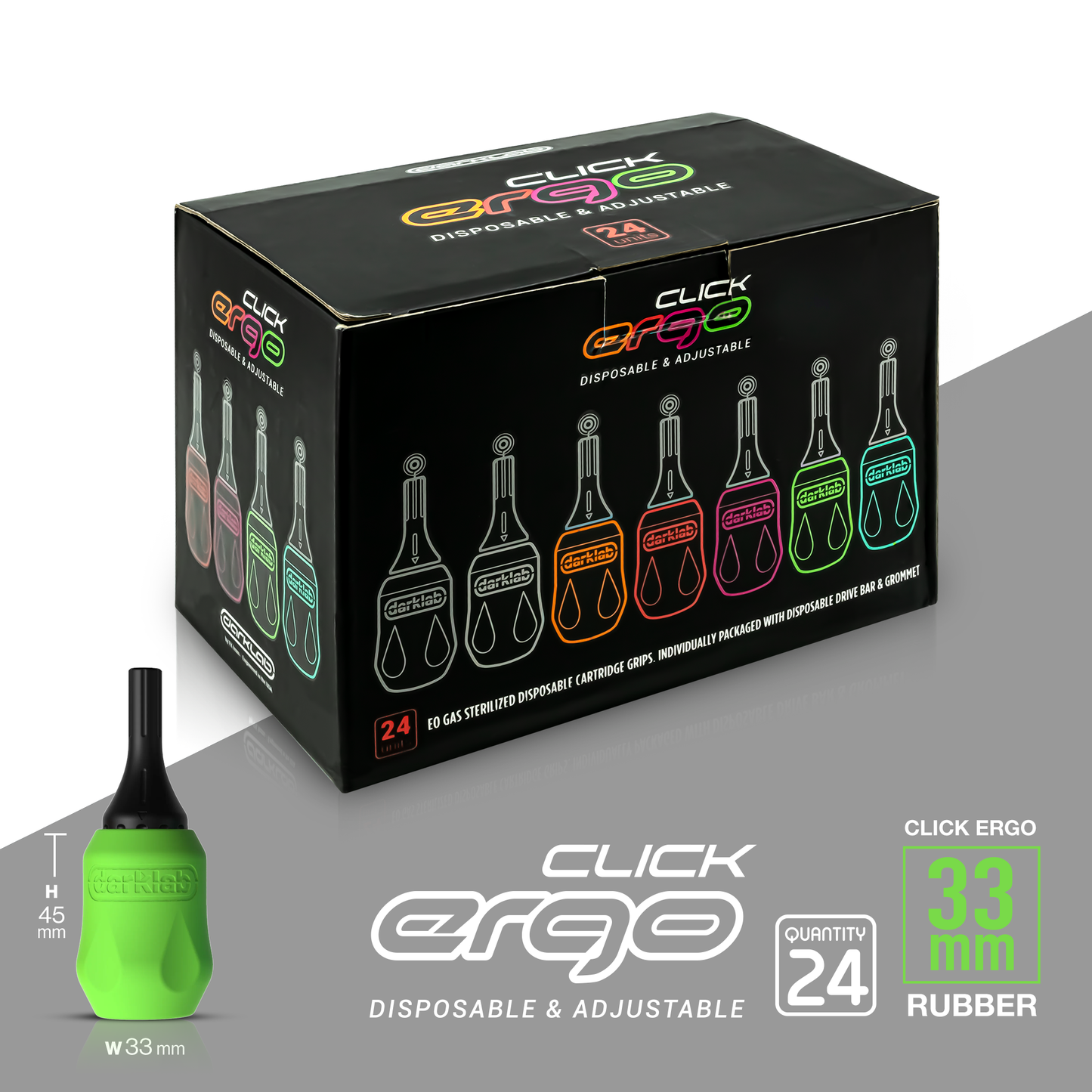 Click Ergo Disposable 24 Grip Box
