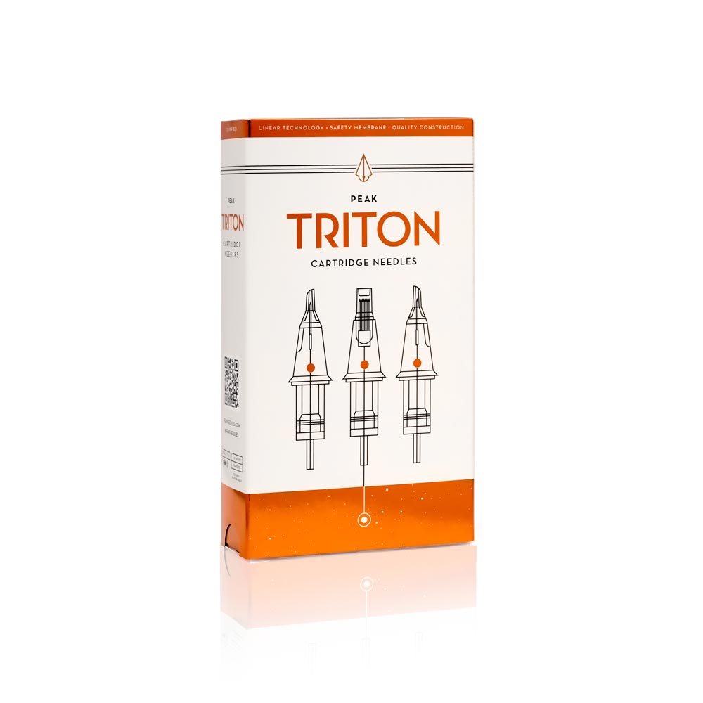 Peak Triton Cartridge - #10 Bugpin Curved Magnum Extra Long Taper (7.5mm)- Box of 20