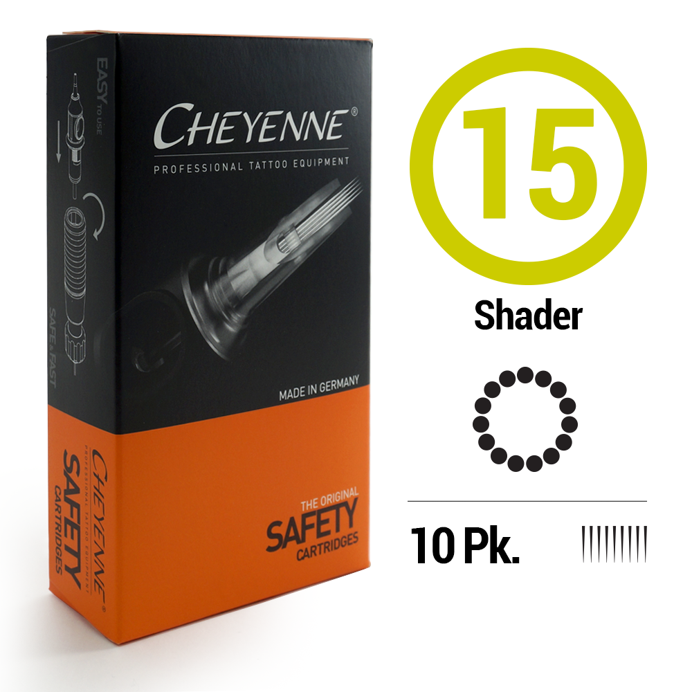 15 Shader Tattoo Cartridge Needle - FK Irons - Precision Tattoo Machines15 Shader Tattoo Cartridge Needle