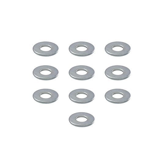 #8 Aluminum Washers - 10 Pack - FK Irons - Precision Tattoo Machines