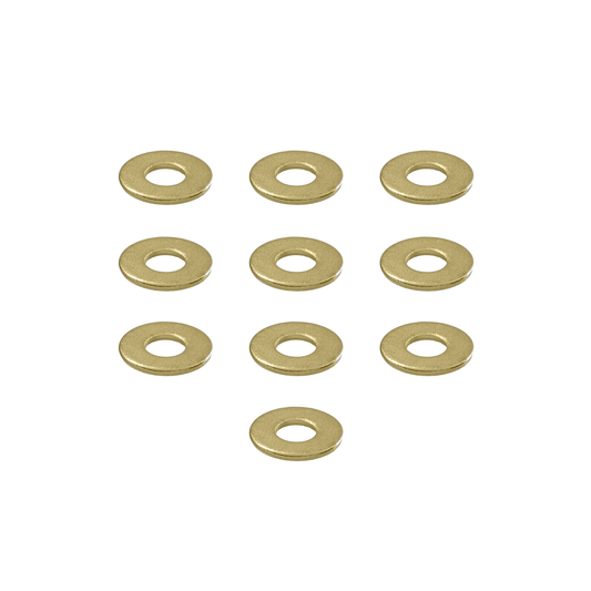 #8 Brass Washers - 10 Pack - FK Irons - Precision Tattoo Machines