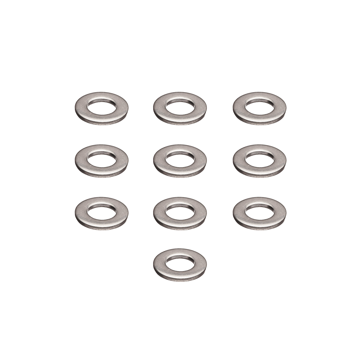 #10 Aluminum Washers - 10 Pack - FK Irons - Precision Tattoo Machines