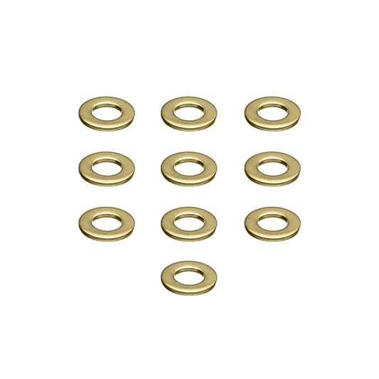 #10 Brass Washers - 10 Pack