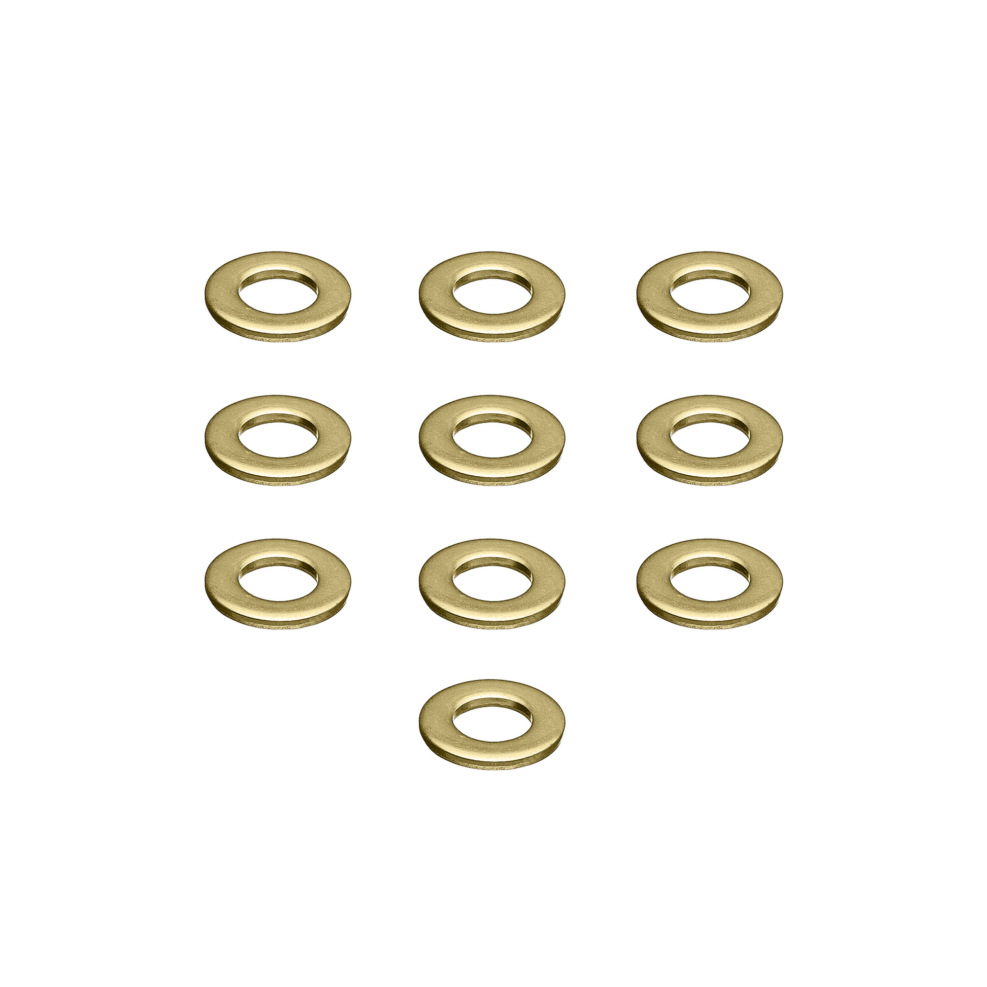 #10 Brass Washers - 10 Pack - FK Irons - Precision Tattoo Machines#10 Brass Washers - 10 Pack