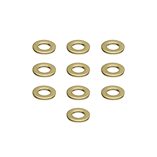 #10 Brass Washers - 10 Pack - FK Irons - Precision Tattoo Machines